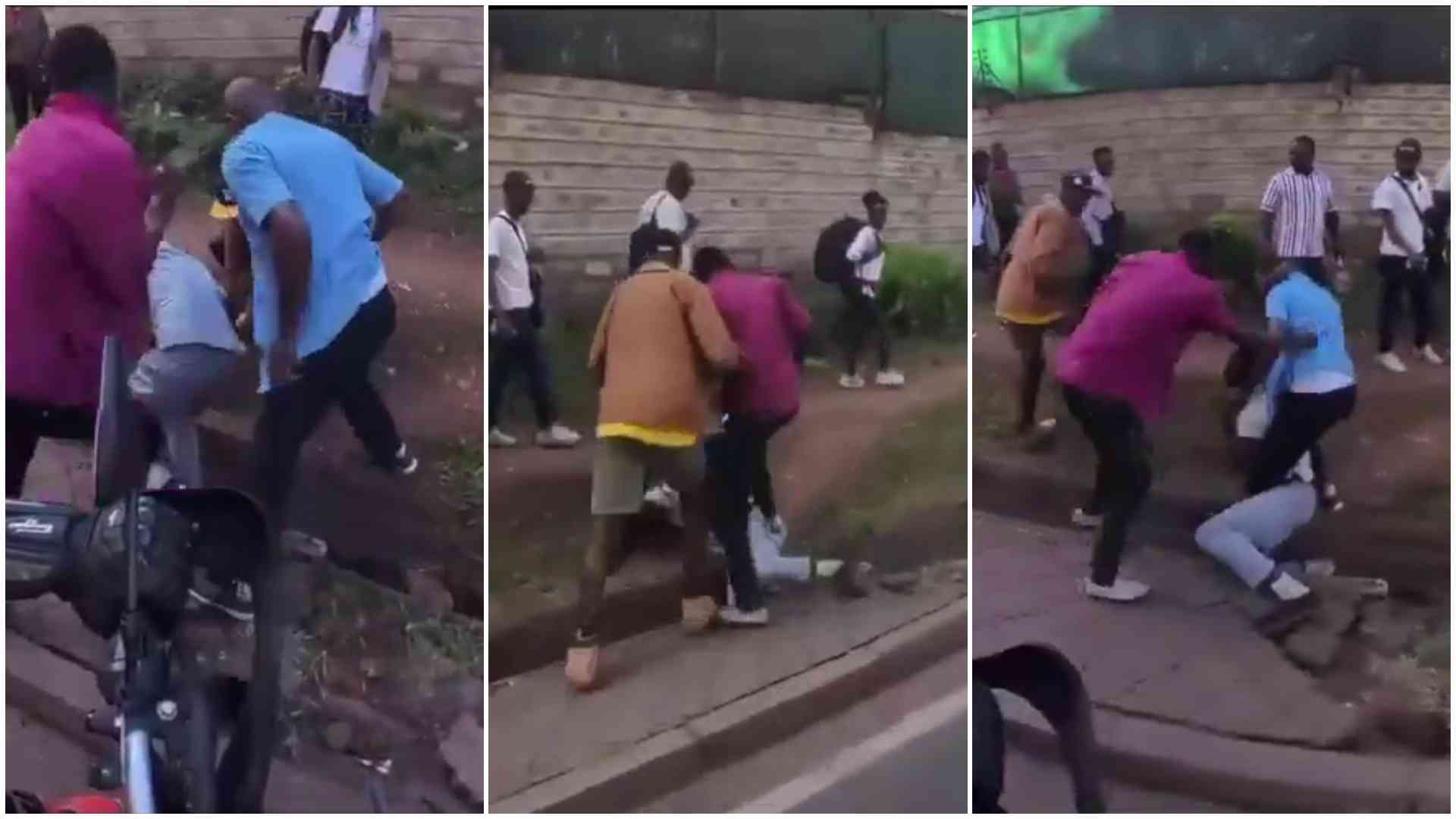 Video: Matatu driver, conductor brutally beating passenger sparks outrage