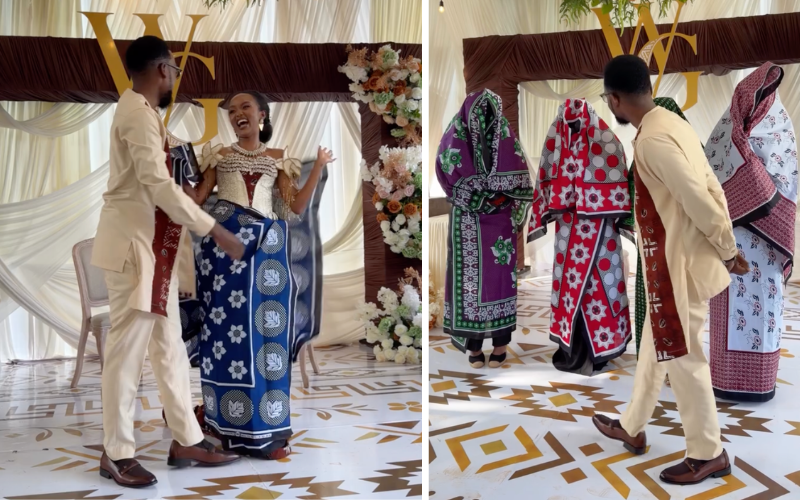 VIDEO: Foi Wambui celebrates colourful ruracio with fiance Davis Githinji