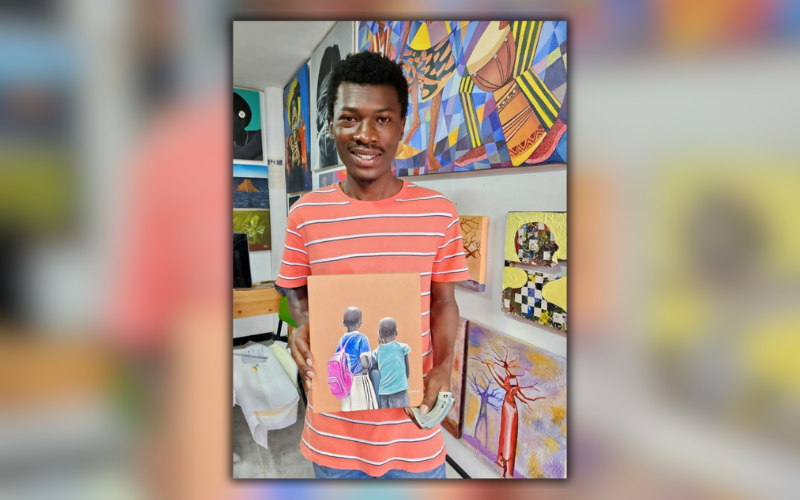 Artist Wesley Osoro challenges Kibera stereotypes with vibrant storytelling