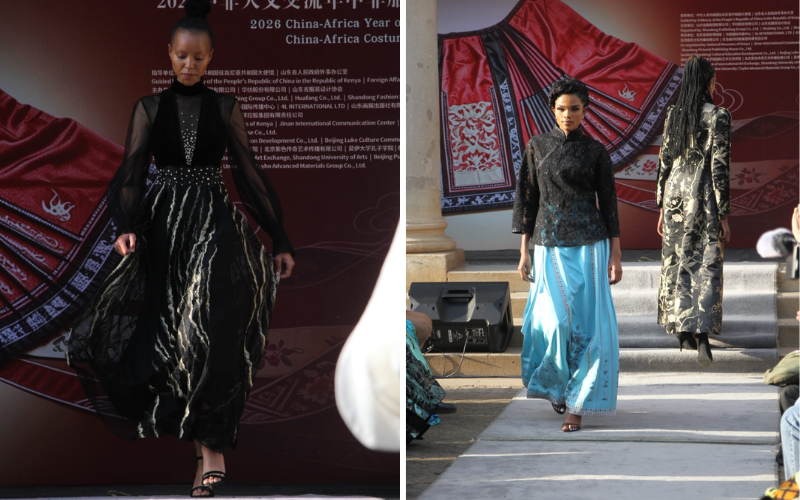 Century-old mamianqun skirt on display at China-Africa costume exhibition in Nairobi