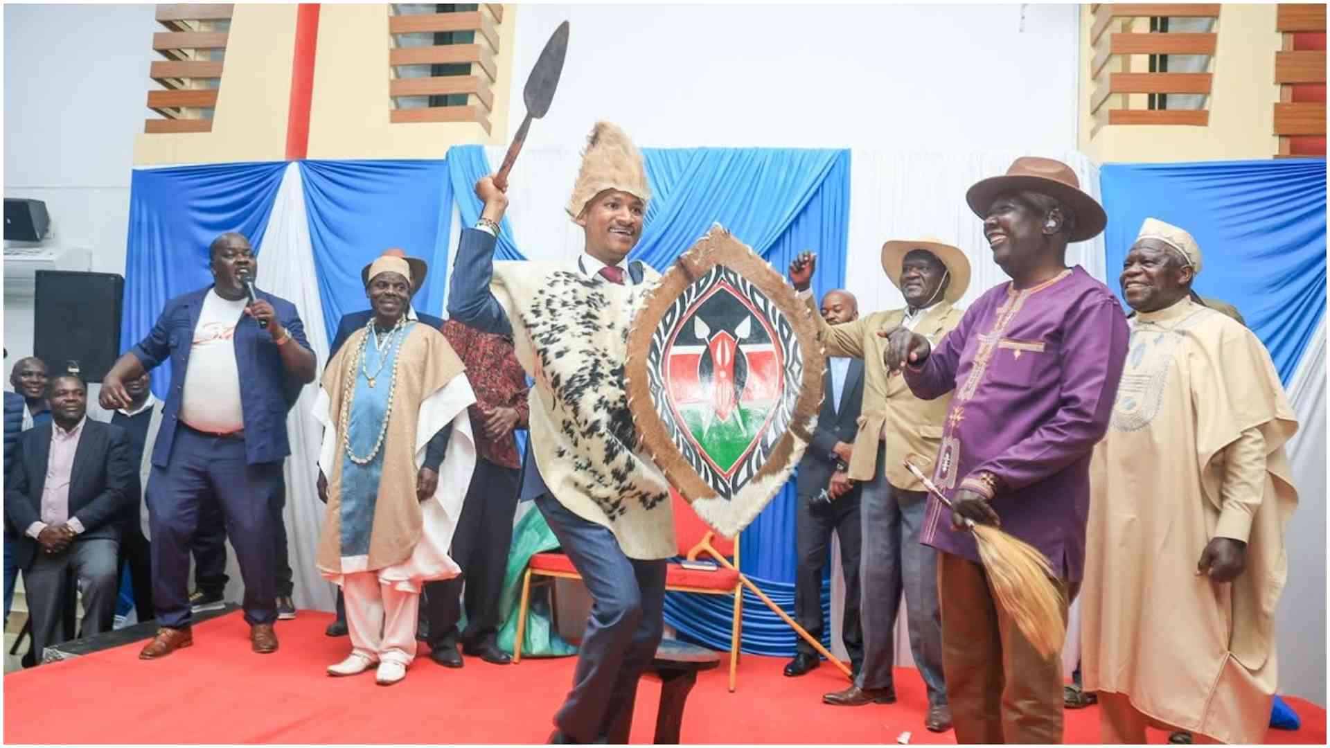 Photos: Babu Owino crowned as a Luo elder