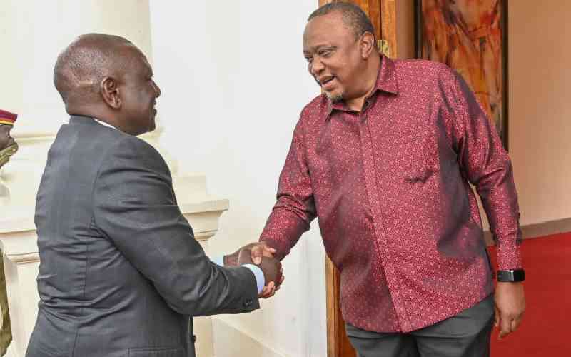 Kenyans on edge as Ruto goes for Uhuru over resumption of demos - The  Standard