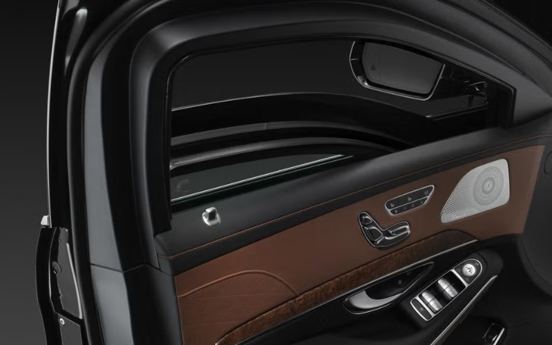 PHOTOS: Inside heavily armoured Maybach that ferried Egyptian President El-Sisi to KICC