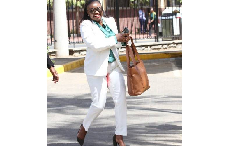 Senator Gloria Orwoba's bold stunt made period shaming a talking point,  period! - The Standard