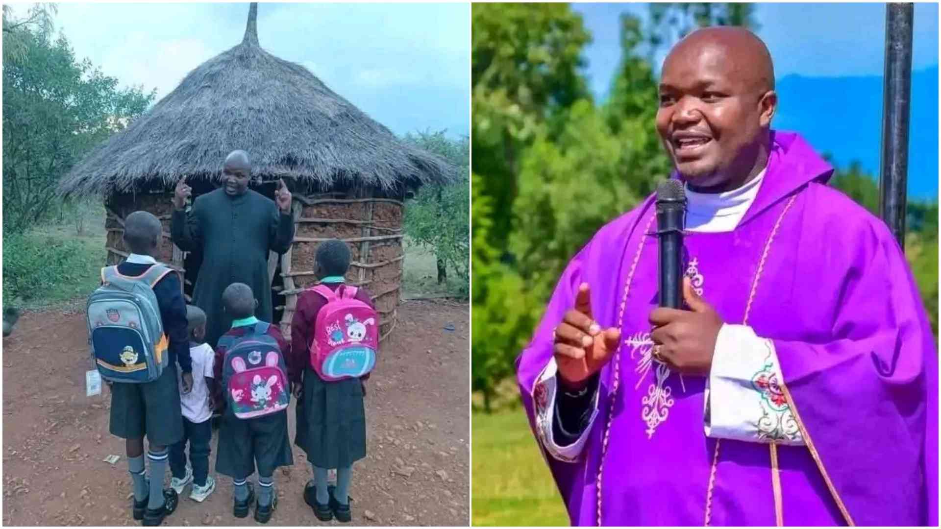 Elderly woman lifts Bible, wails in agony after Catholic Father Alois Bett is shot dead in Kerio Valley