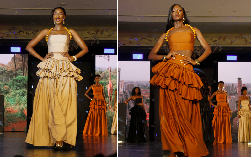 Designer Scovia Miruka explains inspiration behind Miss Universe Kenya's beaded outfit