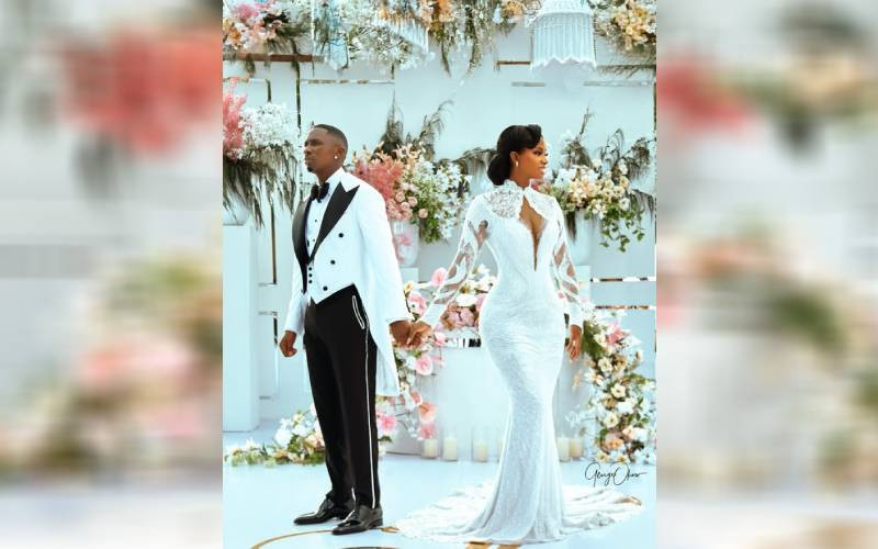 Priscilla Ojo with her husband Juma Jux