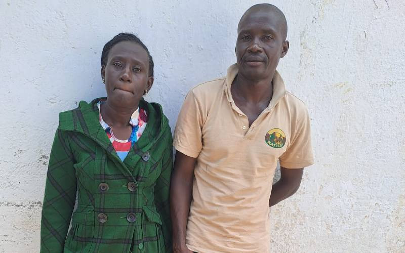 Leonida Awuor and Cornell Ogeno are being held by police for the alleged murder of their 11-year-old daughter.[Francis Odee, Standard]