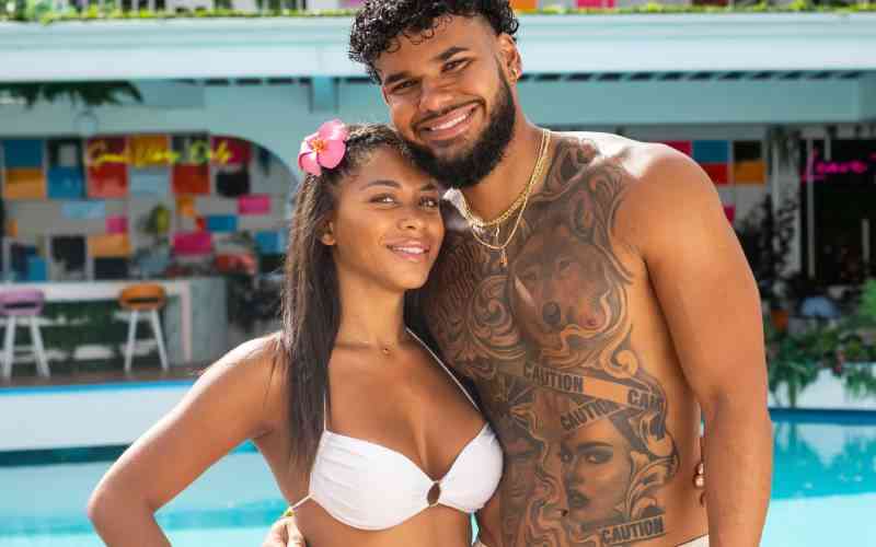 Amaya Espinal and Bryan Arenales crowned winners of Love Island USA Season 7 (Photo: Ben Symons/Peacock)