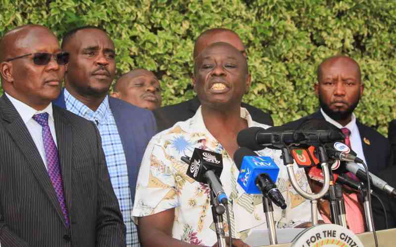 Arrest Gachagua if you have evidence, Murkomen told