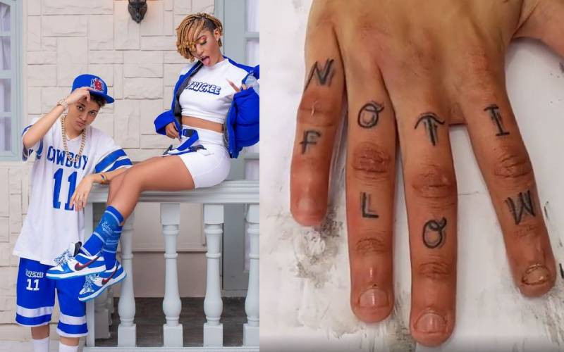 Noti Flow asks lover to stop getting tattoos of her, threatens to leave -  The Standard Entertainment
