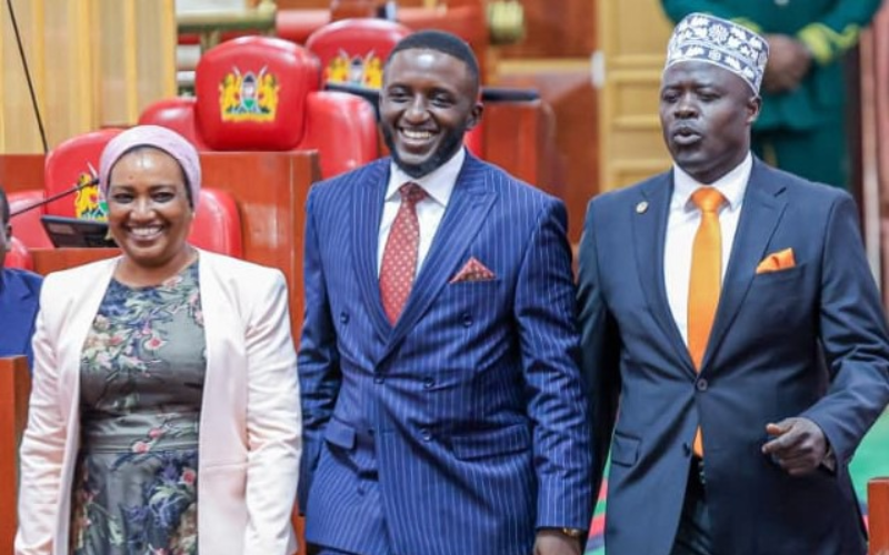 Boyd Were: Son of late Kasipul MP receives grand welcome in Parliament, takes oath of office