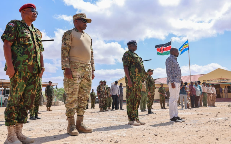 Masked, heavily armed bodyguards flank Murkomen at Jukwaa La Usalama in Mandera