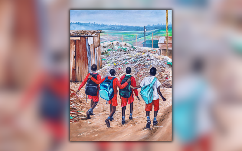 Artist Wesley Osoro challenges Kibera stereotypes with vibrant storytelling