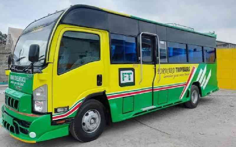 One feared dead and several others injured as Forward Sacco matatu overturns on Kangundo road