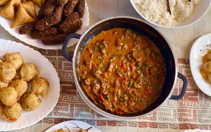 Kenyan festive beef stew