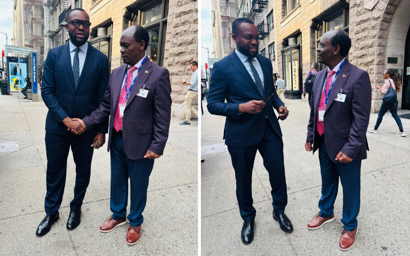 William Kabogo's oversized suits in New York spark fashion roast online