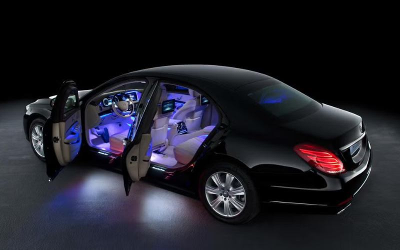 PHOTOS: Inside heavily armoured Maybach that ferried Egyptian President El-Sisi to KICC