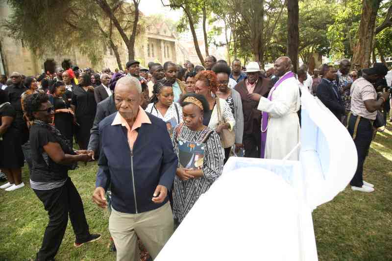 Photos: 9 emotional moments as Kenya bids farewell to legendary broadcaster Leonard Mambo Mbotela