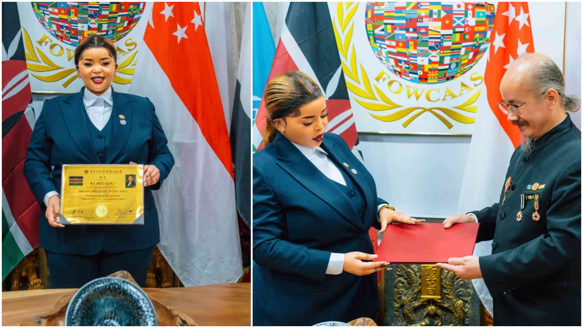 Rev. Lucy Natasha appointed Global Peace Ambassador in Singapore
