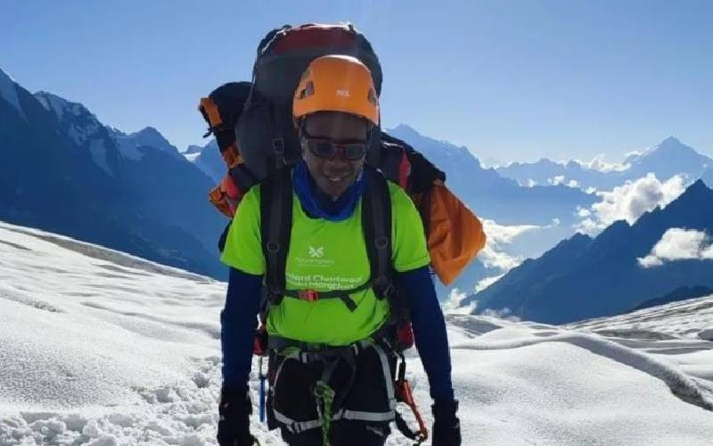 Mountain climber body clearance