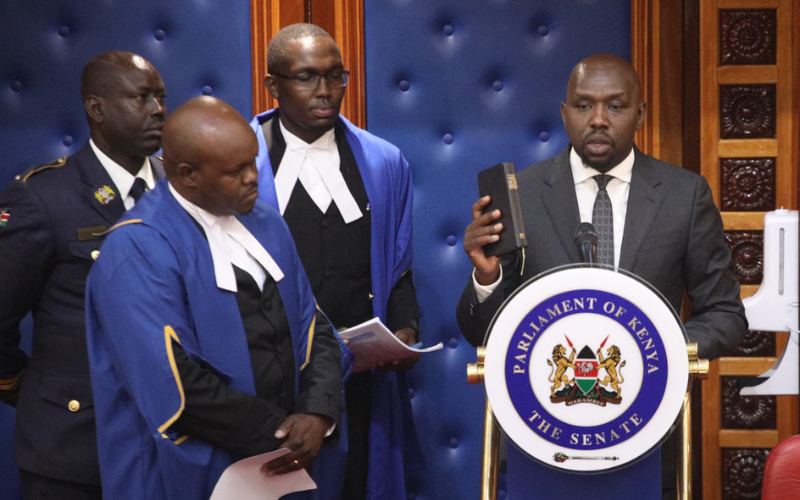 Boni Khalwale blasts Murkomen over Albert Ojwang's death, demands his resignation