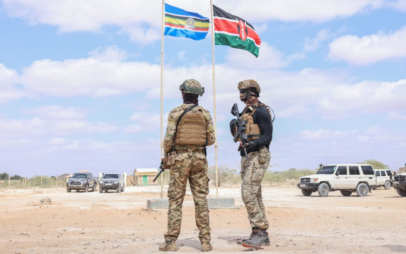 Masked, heavily armed bodyguards flank Murkomen at Jukwaa La Usalama in Mandera