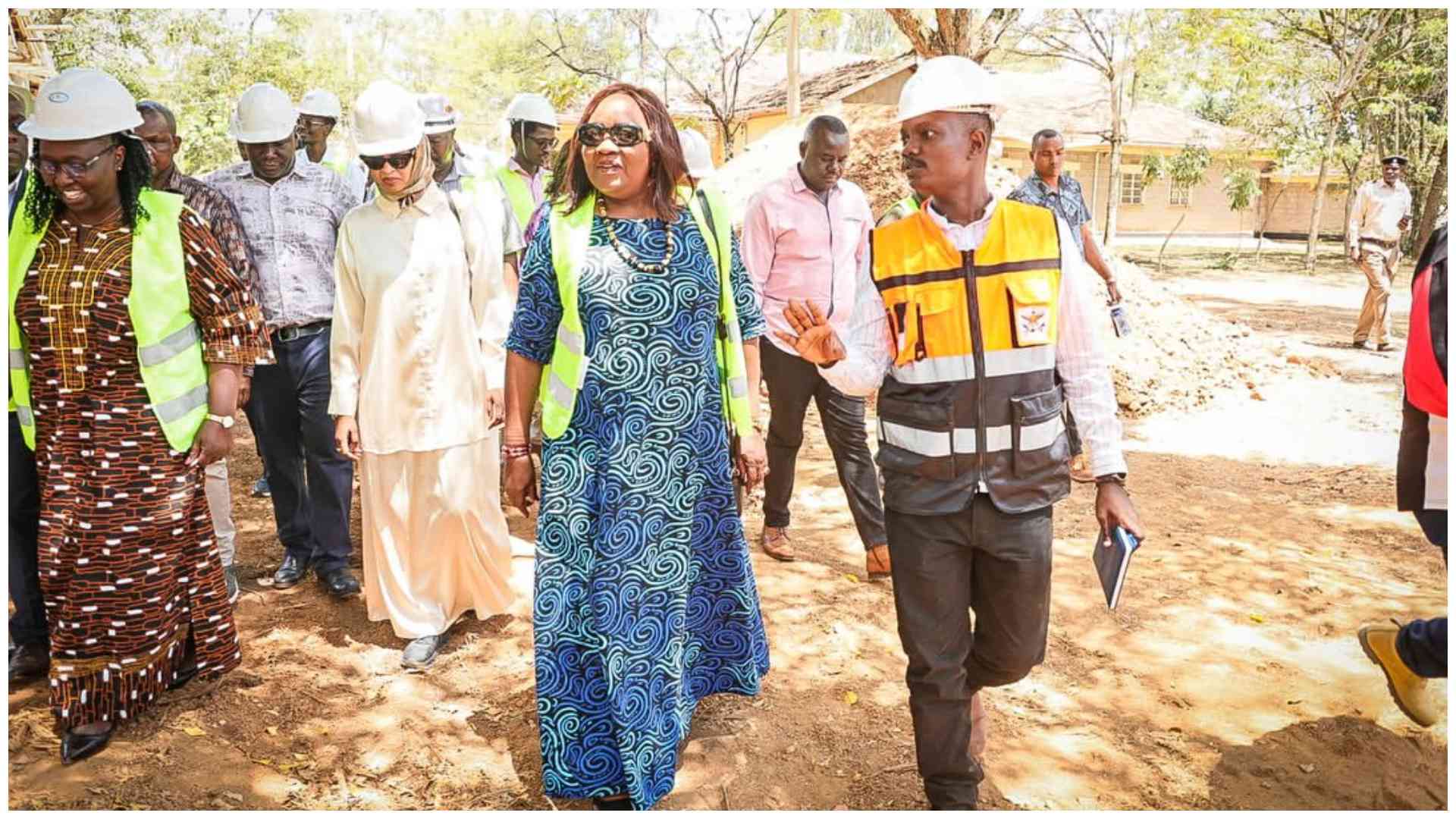 Ida Odinga inspects Raila Odinga mausoleum as Bondo memorial project nears completion