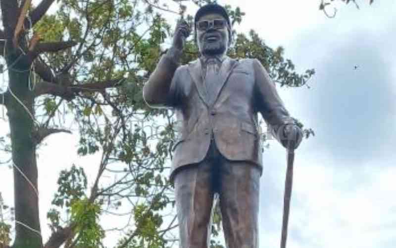 Masinde Muliro statue unveiled in Kitale town - The Standard