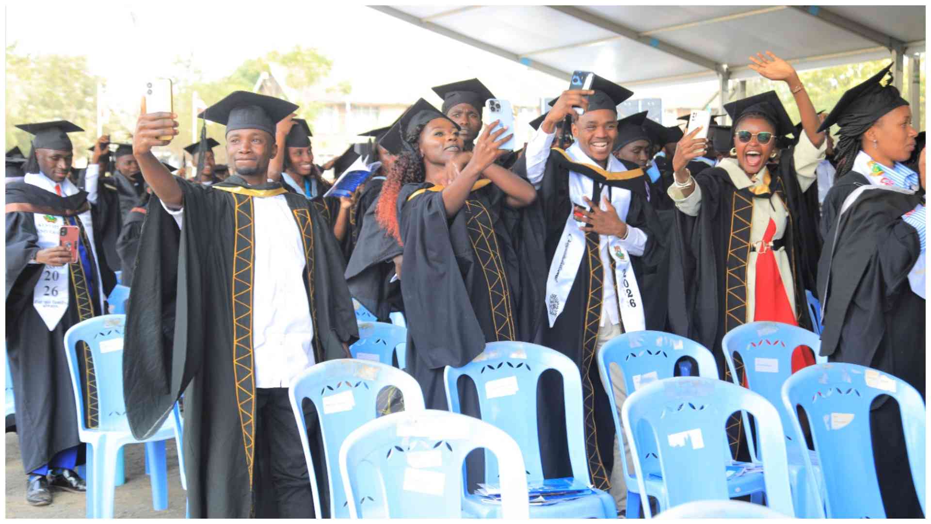 Photos: Joy and jubilation as thousands graduate at Kenyatta University's 59th convocation