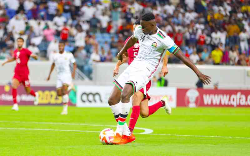 Nondi scores stoppage-time winner as Kenya stun Qatar in gripping friendly