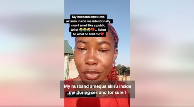 Woman accuses husband of shameful act during intimacy: 