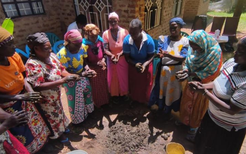 Mumias widows turn grief into green energy one briquette at a time