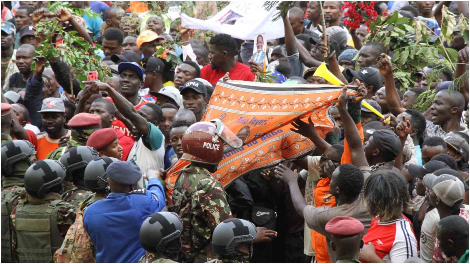 Mourning Raila Odinga in pictures