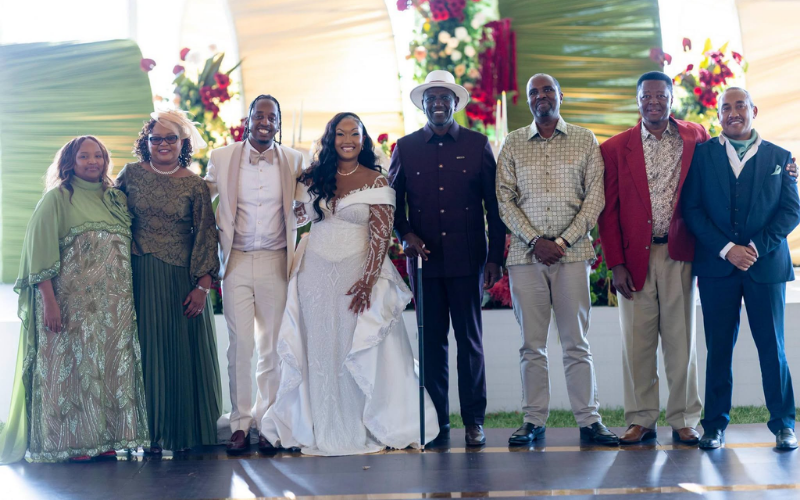 PHOTOS: Ruto leads high-profile guests at lavish wedding of Anne Waiguru's son