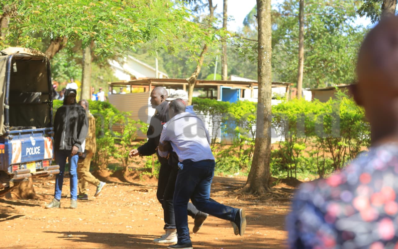 PHOTOS: Dramatic moment MP Peter Kaluma was attacked, injured during Kasipul by-elections