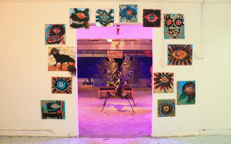 Artist Njogu Kuria blends UB40 inspiration with African myth in fresh exhibition