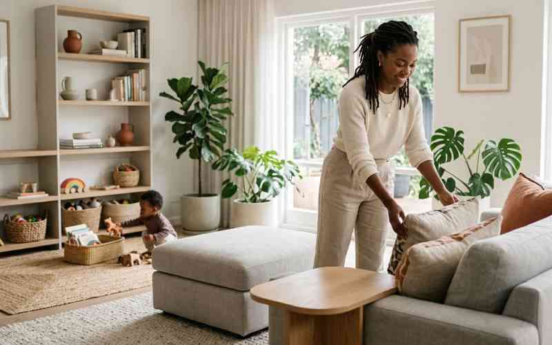 Balancing adult style and child safety when designing living spaces 