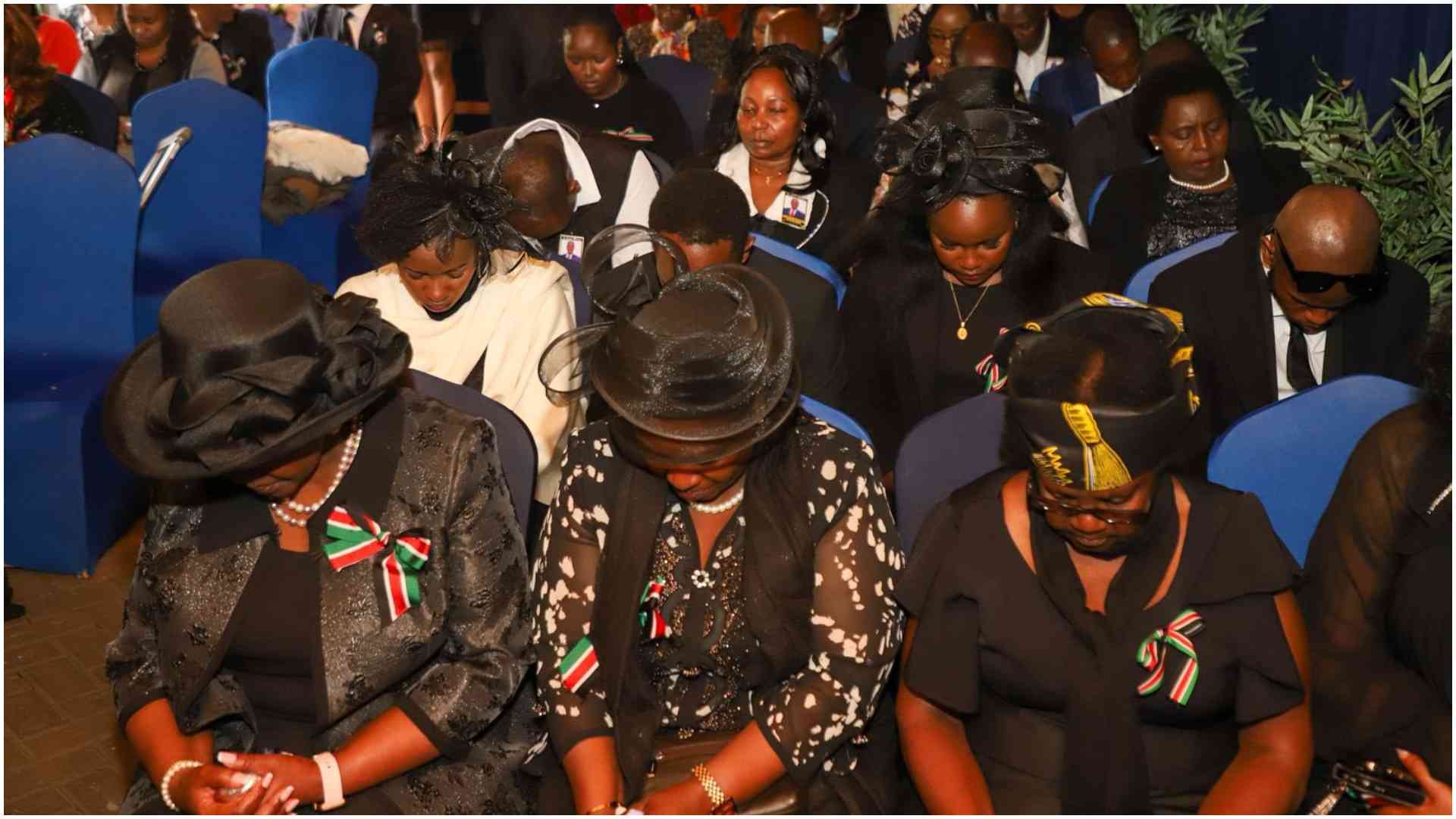 Photos: Sombre moments as leaders, family escort Ol Kalou MP Kiaraho home in Tigoni
