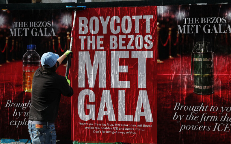 Met Gala 2026 overshadowed by protests over Jeff Bezos role