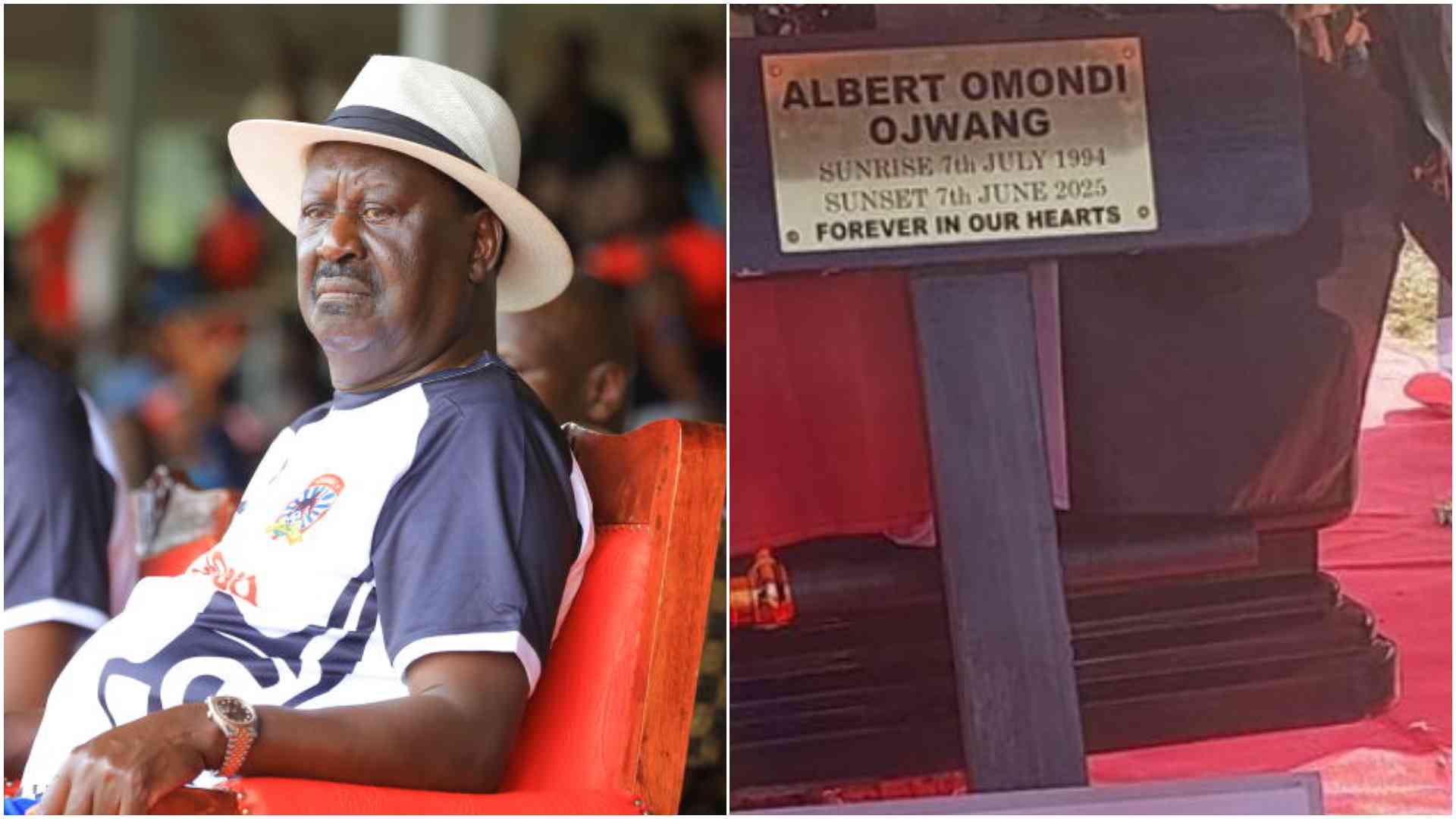 Revealed: Why Raila did not attend Albert Ojwang's burial