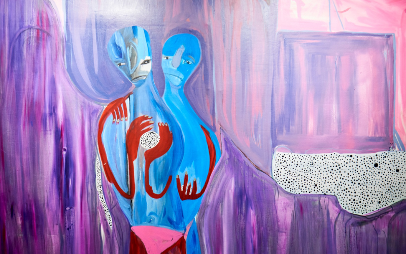 Sudanese artist Sannad Shreef explores vulnerability in Indigo Hypoxia exhibition