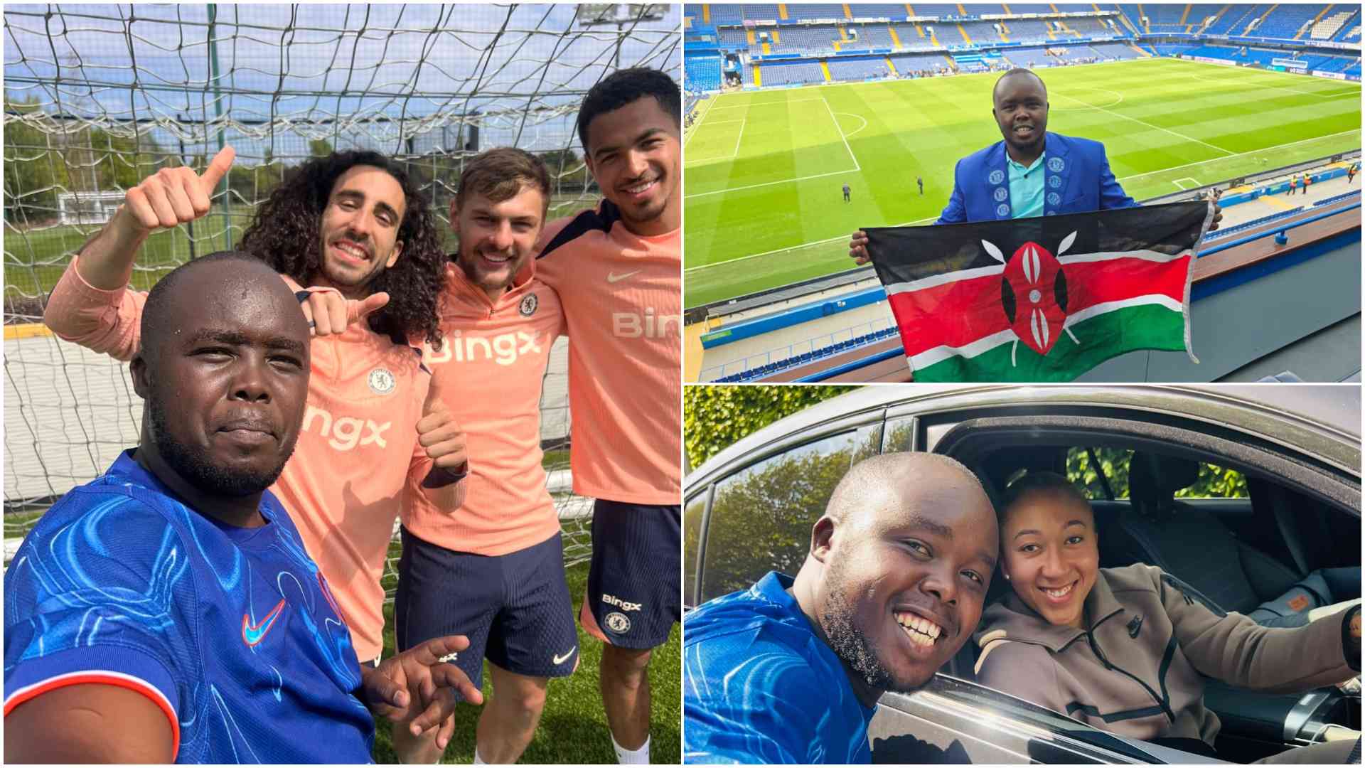 Arap Uria brings Kenyan flair to Chelsea's Cobham grounds in star-studded visit