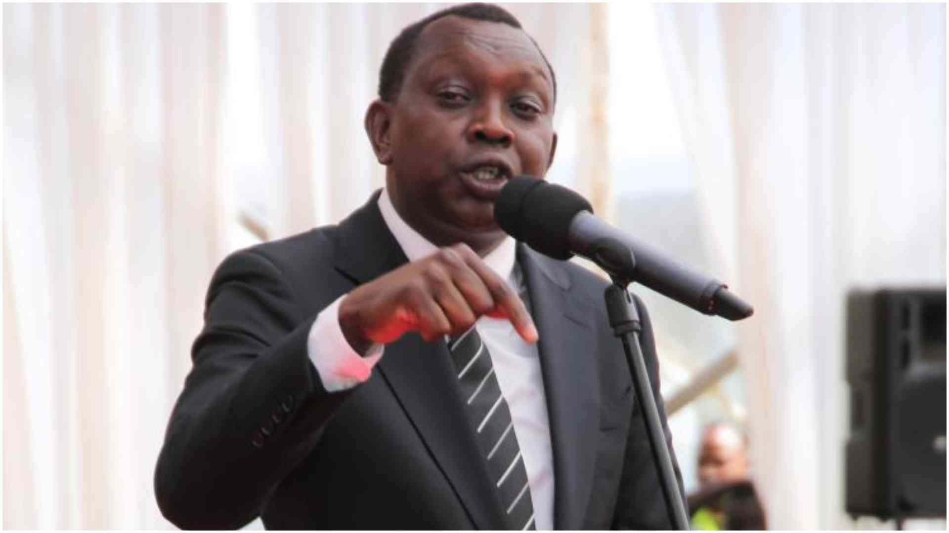 Video: Oscar Sudi fiercely clashes with priest during aunt's burial