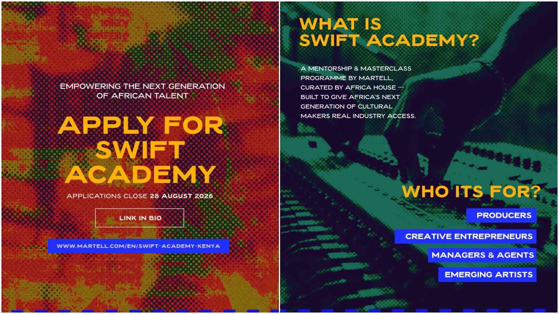 25 Nairobi creatives to get industry mentorship through Swift Academy