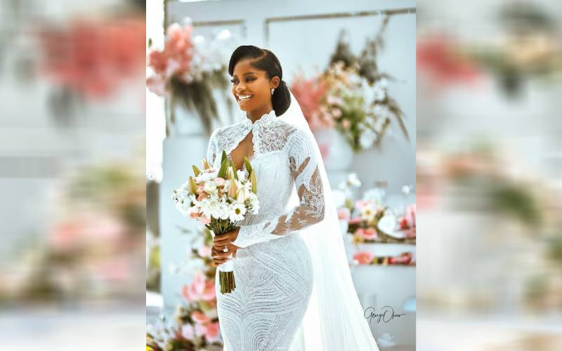Priscilla Ojo said she has always envisioned herself in a mermaid gown made by Veekee James.