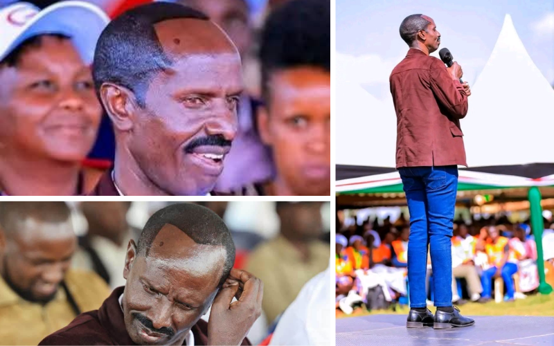 Dyed hair, skinny jeans: Wilson Sossion's fresh look sets social media abuzz