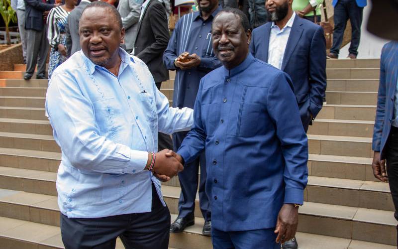 Uhuru should take a back seat and let Raila do it alone