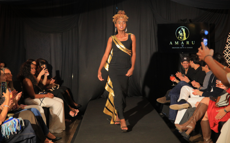 Amara Uberoi: 17-year-old designer turns runway show into fundraiser for children's home