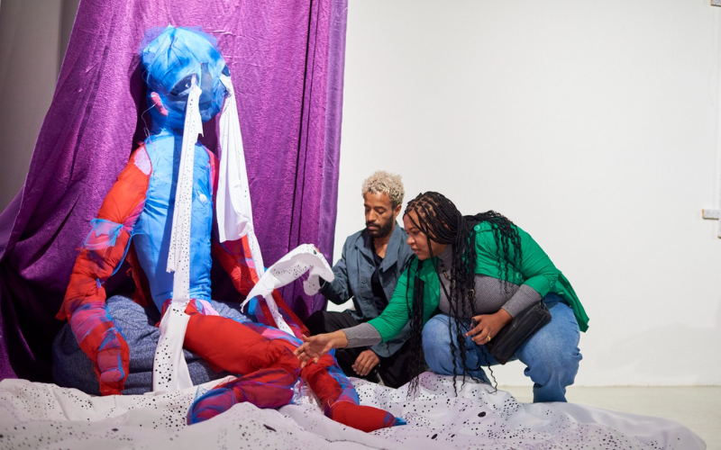 Sudanese artist Sannad Shreef explores vulnerability in Indigo Hypoxia exhibition